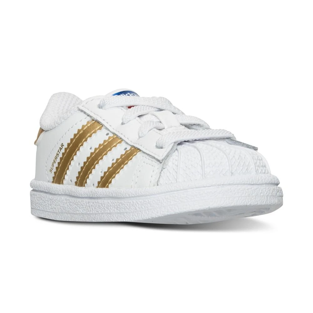 商品Adidas|女幼童Toddler Girls' Superstar Casual Sneakers from Finish Line,价格¥197,第1张图片