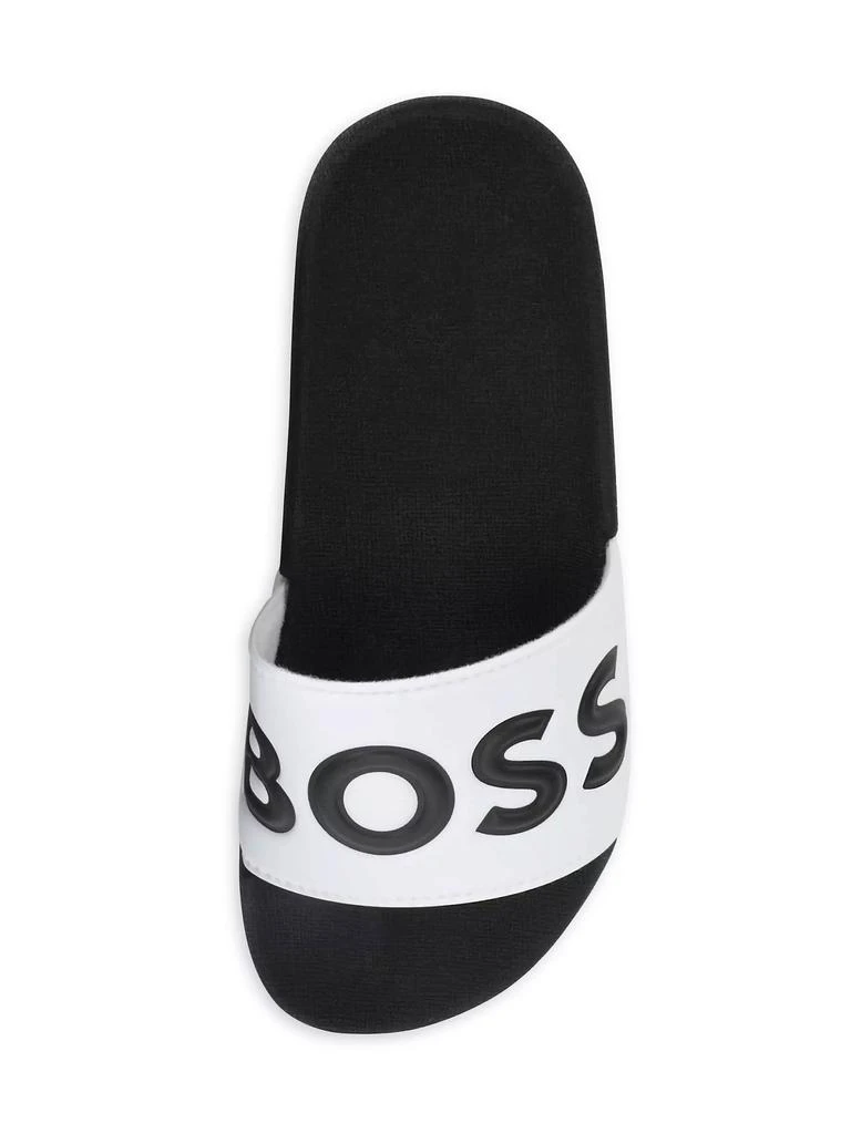 商品Hugo Boss|Little Boy's &amp; Boy's Mini Me Aqua Pool Slides,价格¥296,第4张图片详细描述