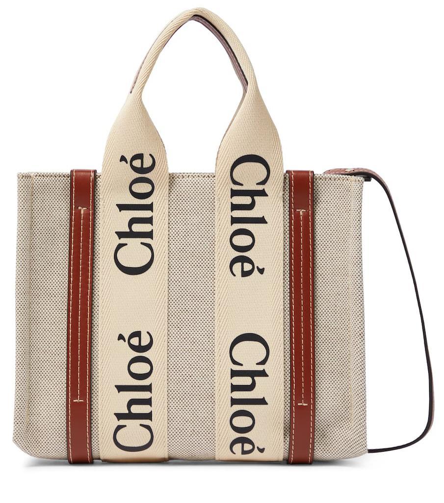 商品Chloé|Woody S号帆布托特包,价格¥7363,第1张图片