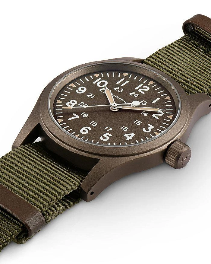 商品Hamilton|Mechanical Khaki Field Watch, 38mm,价格¥4431,第4张图片详细描述