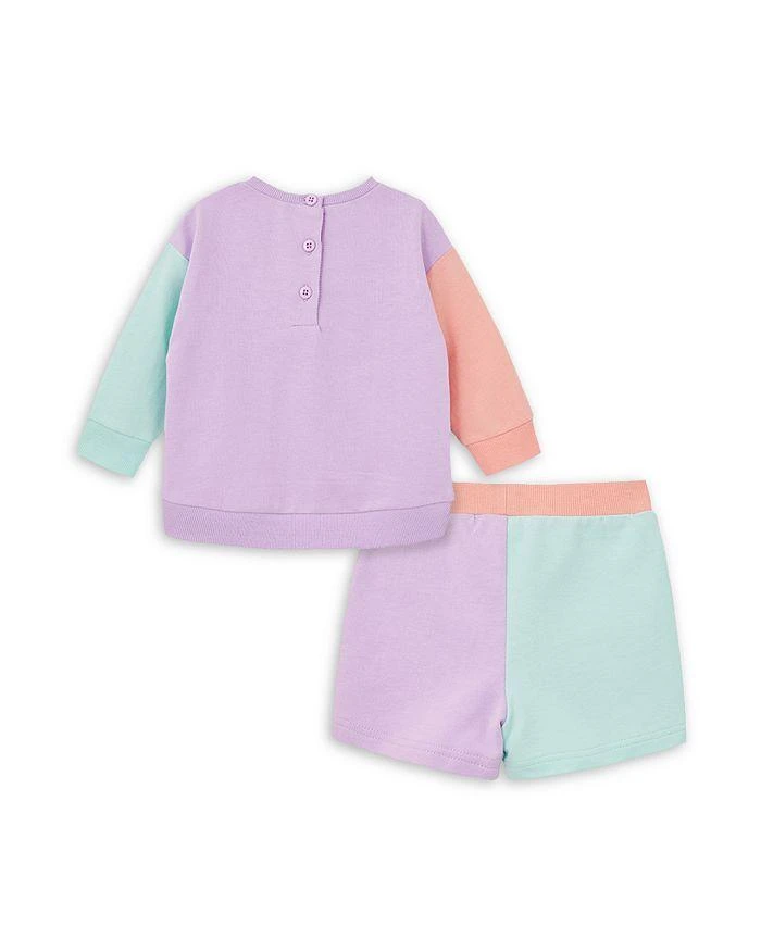 商品Little Me|Girls' 2-Pc. Color Blocked Top & Shorts - Baby,价格¥114,第2张图片详细描述