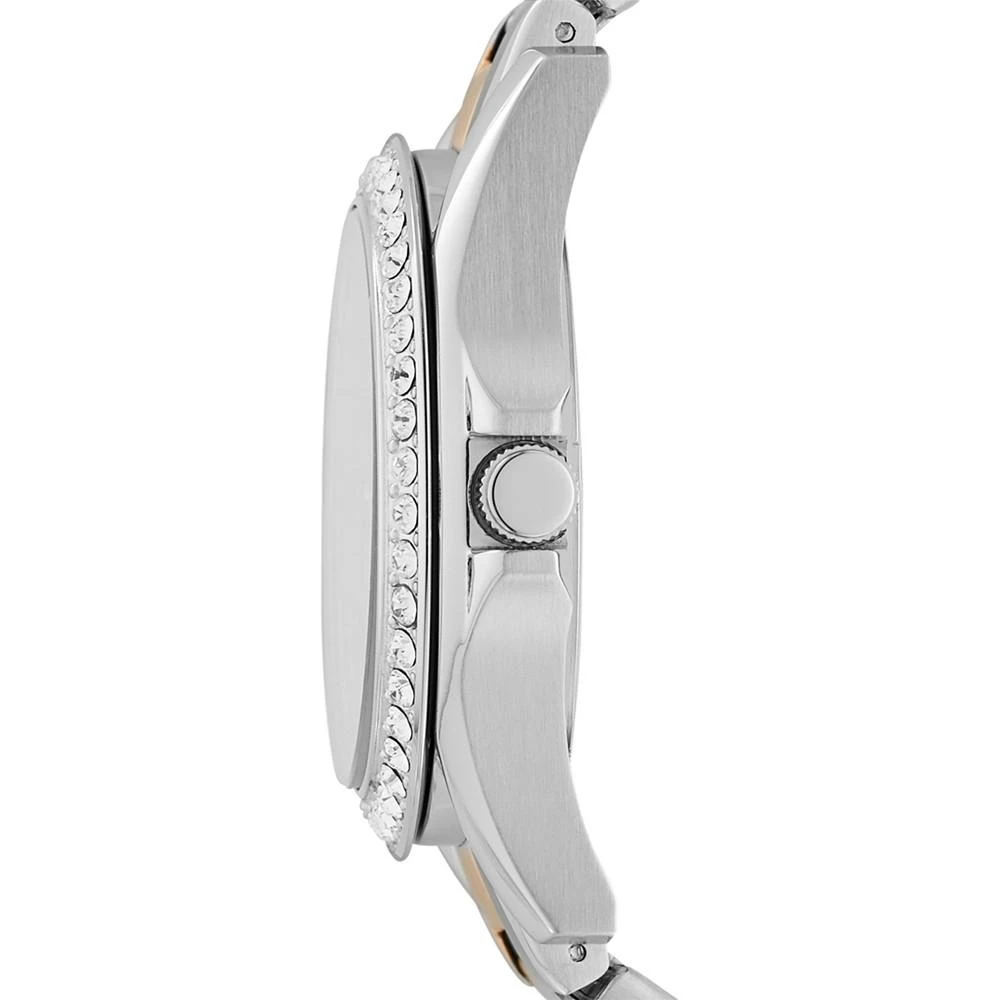 商品Fossil|Women's Riley Two-Tone Stainless Steel Bracelet Watch 38mm ES4145,价格¥568,第2张图片详细描述