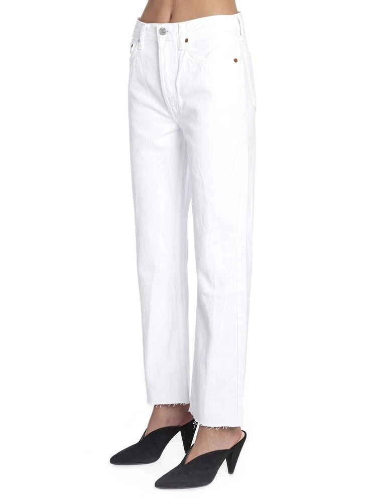 商品Re/Done|RE/DONE High Rise Stove Pipe Cropped Jeans,价格¥964,第3张图片详细描述