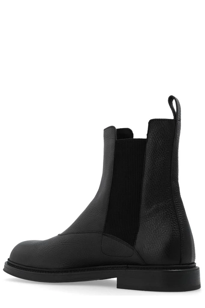 商品Emporio Armani|Emporio Armani Round-Toe Ankle Boots,价格¥3084,第3张图片详细描述