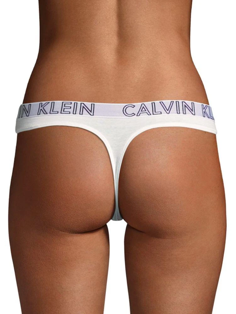 商品Calvin Klein|Ultimate Cotton Logo Thong,价格¥73,第2张图片详细描述