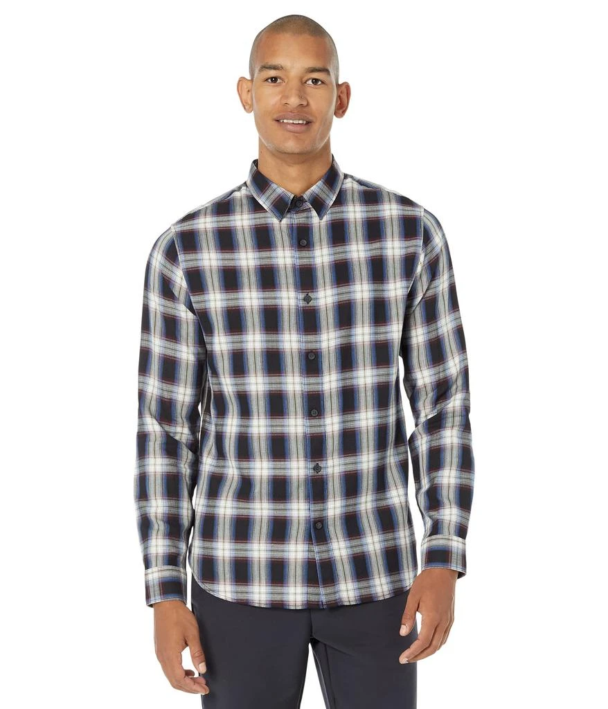 商品Vince|Fountain Shadow Plaid Long Sleeve,价格¥438,第1张图片