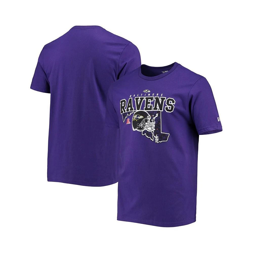 商品New Era|Men's Purple Baltimore Ravens Local Pack T-shirt,价格¥286,第1张图片