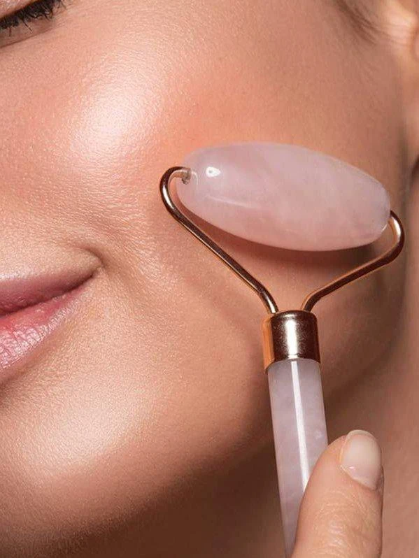 商品GenovieMD|Rose Quartz Facial Roller, Lymphatic Drainage, Blood Circulation,价格¥125,第2张图片详细描述