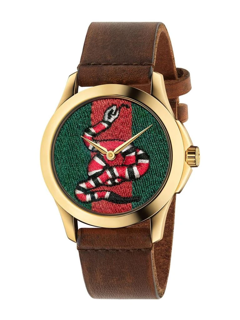 商品Gucci|Le Marché des Merveilles watch case 38mm with Snake pattern,价格¥5705,第1张图片