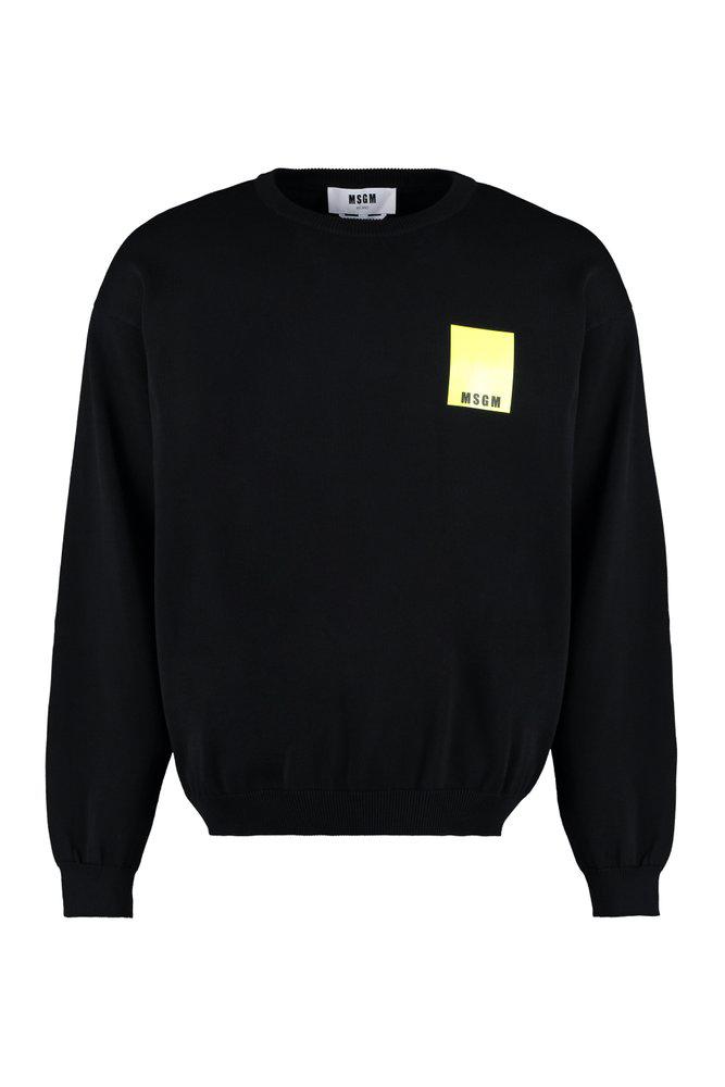 MSGM Crewneck Long-Sleeved Sweatshirt商品第1张图片规格展示