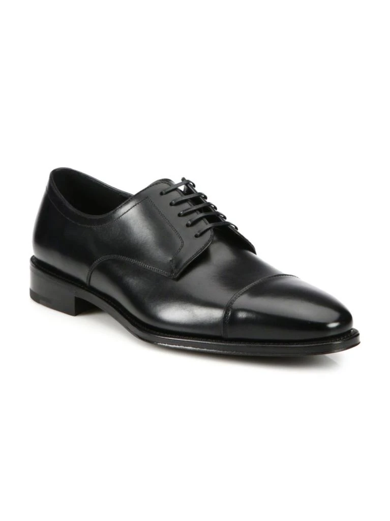 商品Salvatore Ferragamo|Mabel Leather Derby Shoes,价格¥5958,第1张图片