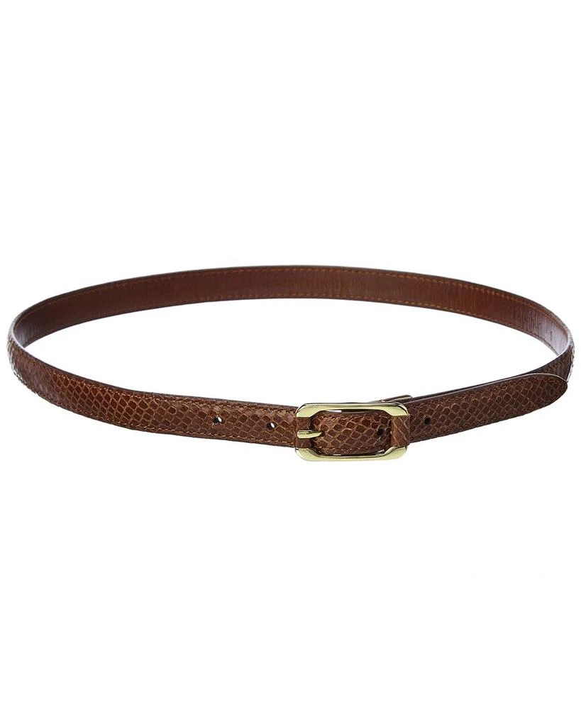 商品J.McLaughlin|J.McLaughlin Alex Snake-Embossed Leather Belt,价格¥316,第1张图片