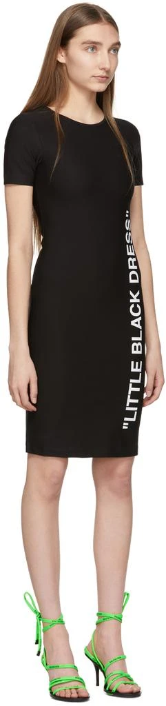 商品Off-White|Black Basic Short Dress,价格¥2425,第2张图片详细描述