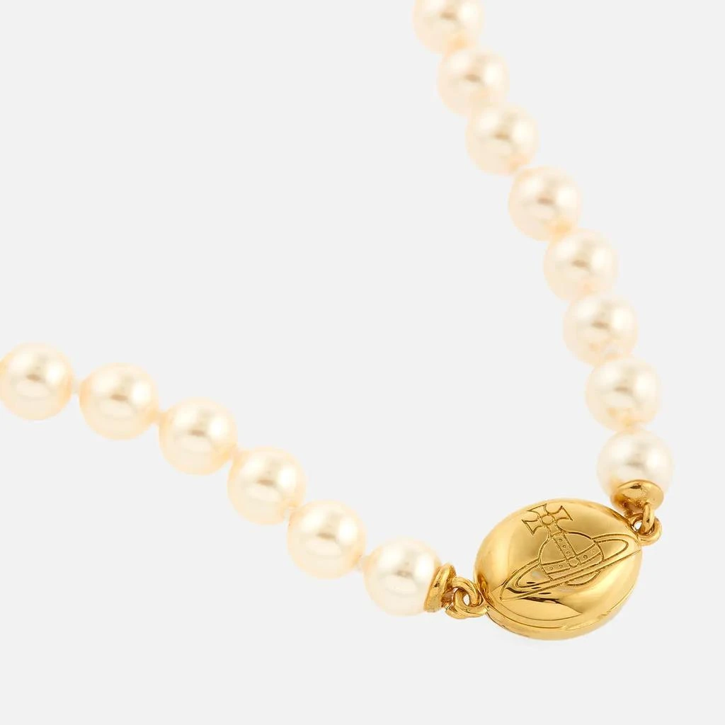 商品Vivienne Westwood|Vivienne Westwood Loelia Gold-Tone Swarovski Pearl Neckalce,价格¥1561,第2张图片详细描述