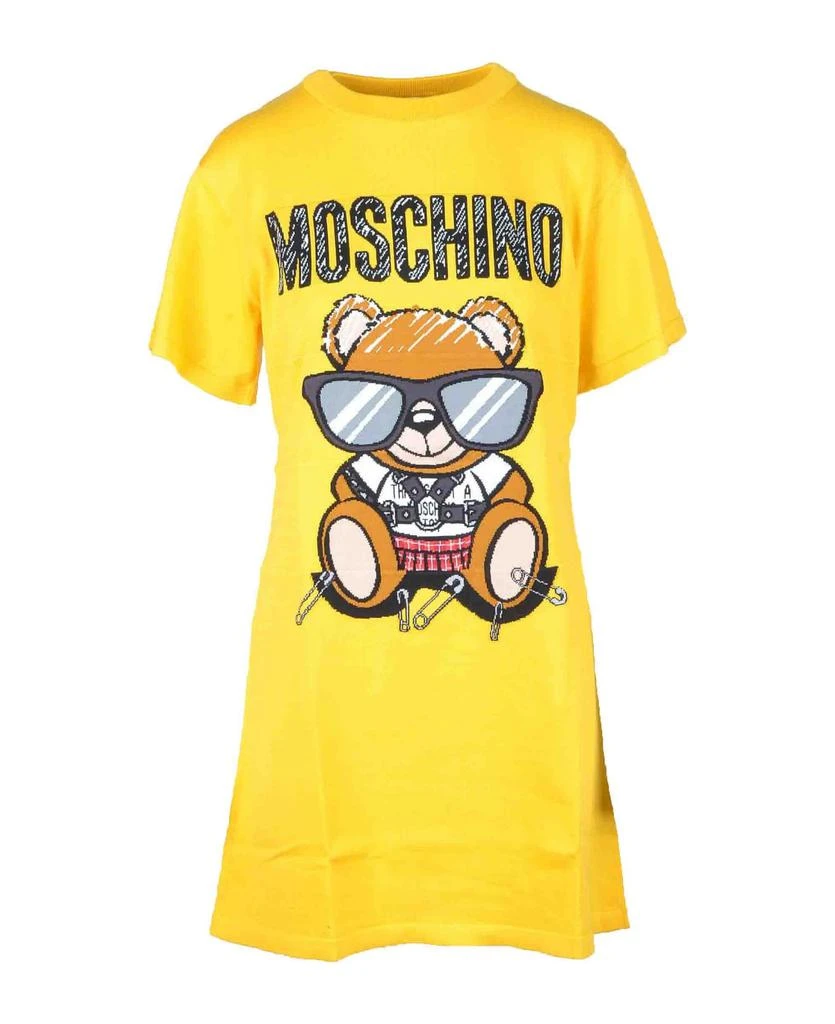 商品Moschino|Women's Yellow Dress,价格¥4926,第1张图片