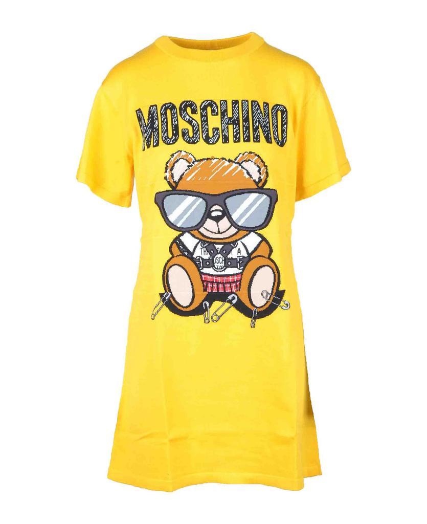 商品Moschino|Women's Yellow Dress,价格¥4601,第1张图片