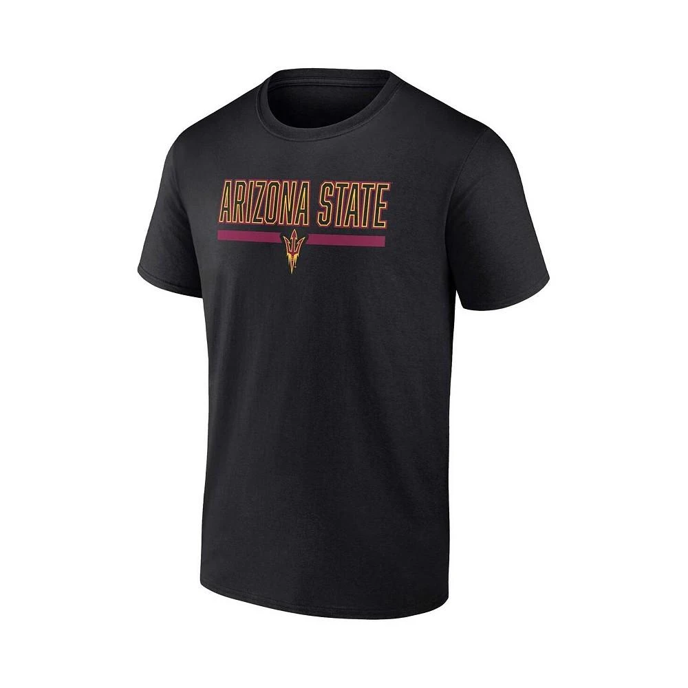 商品Fanatics|Men's Branded Black Arizona State Sun Devils Classic Inline Team T-shirt,价格¥190,第3张图片详细描述