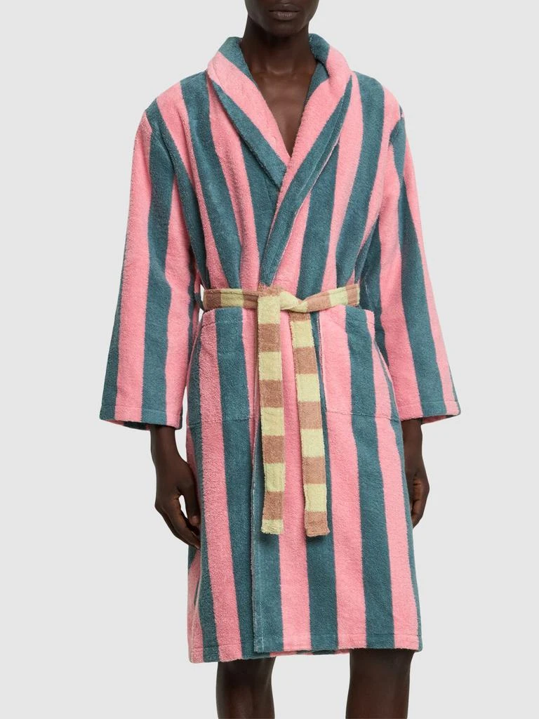 商品DUSEN DUSEN|Martine Stripe Cotton Bathrobe,价格¥1060,第2张图片详细描述