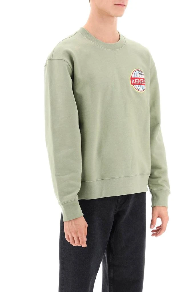 商品Kenzo|Kenzo Travel Logo Patch Crewneck Sweatshirt,价格¥2046,第4张图片详细描述