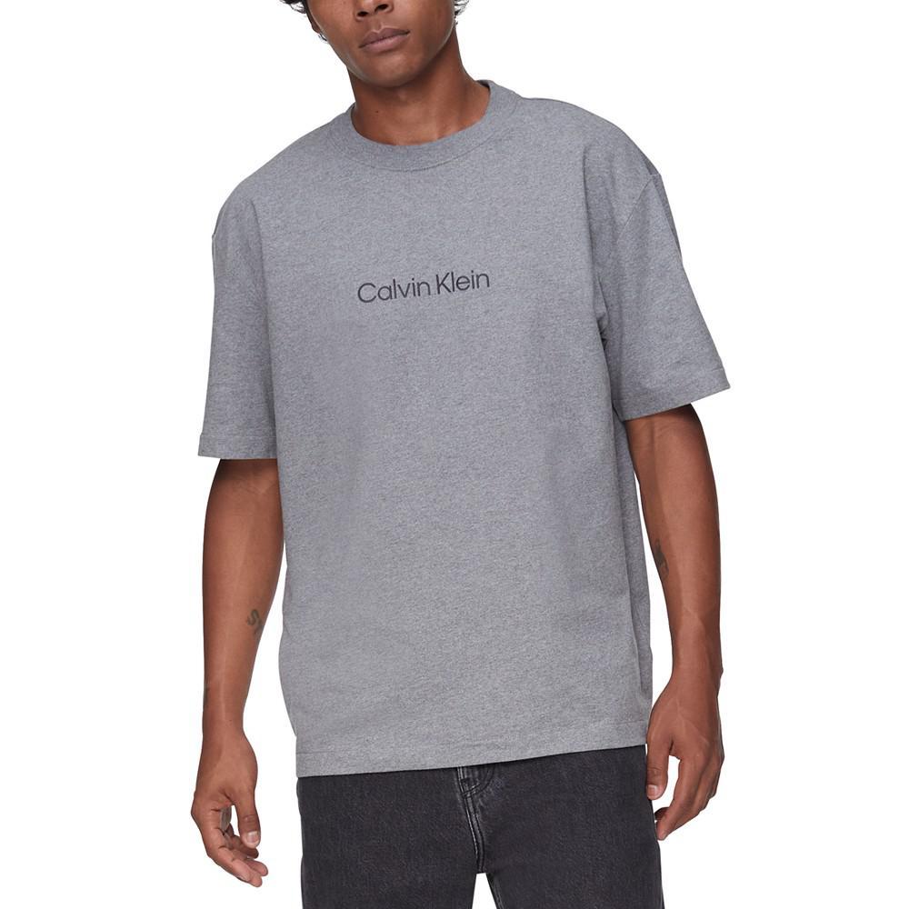 商品Calvin Klein|Men's Relaxed Fit Standard Logo Crewneck T-Shirt,价格¥227,第1张图片