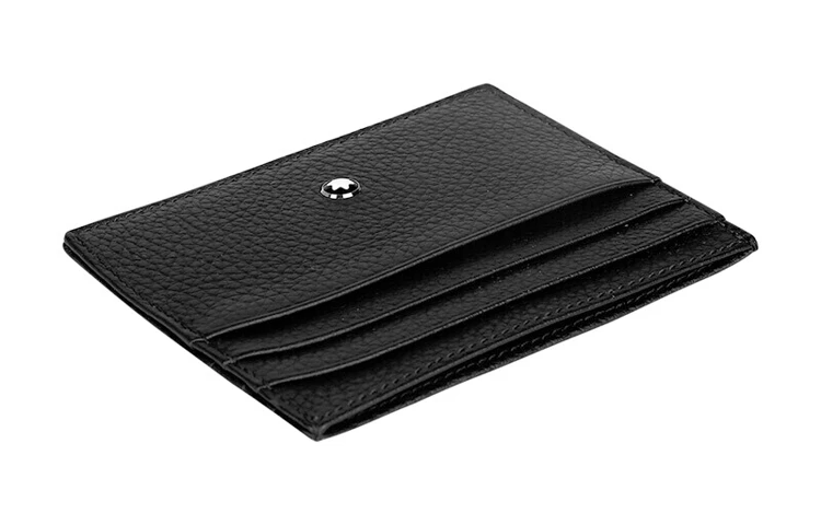 商品[国内直发] MontBlanc|万宝龙 大班系列 颗粒软皮敞口开合多卡槽 皮革 卡包 男款 黑色,价格¥1260,第5张图片详细描述