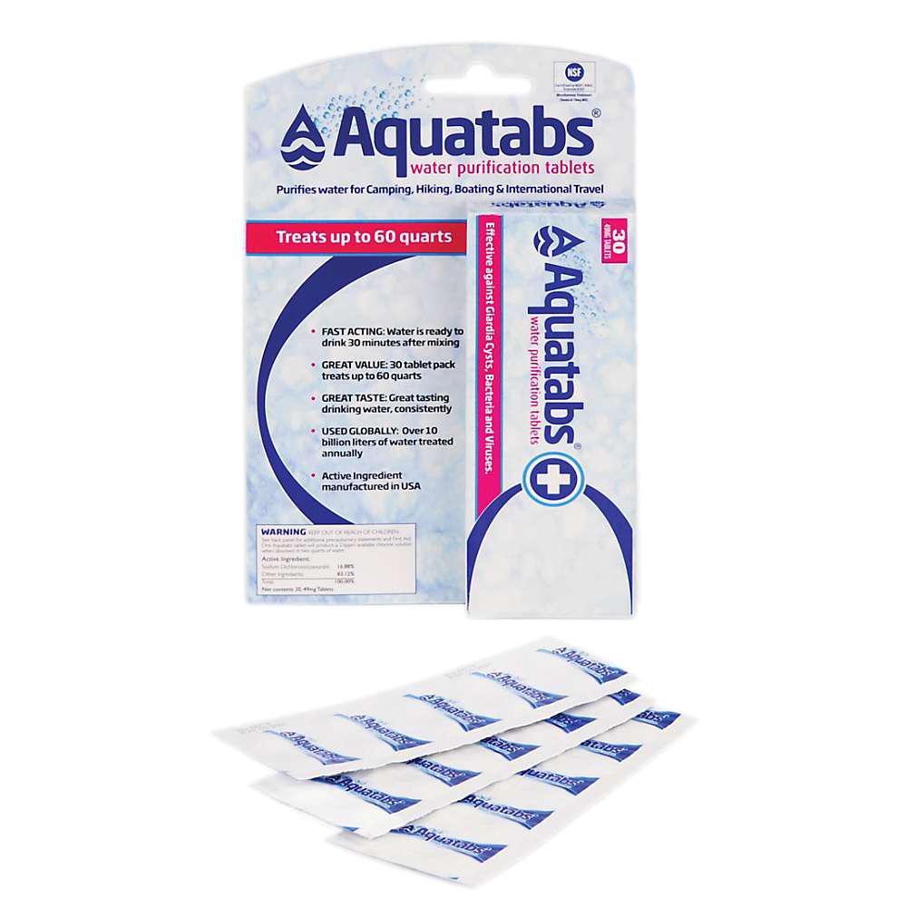 MSR Aquatabs Water Purification Tablets商品第1张图片规格展示
