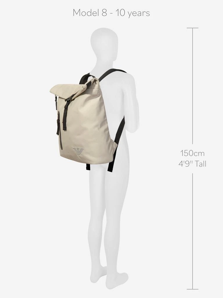 商品Emporio Armani|Emporio Armani Boys Logo Backpack in Grey,价格¥1229,第5张图片详细描述