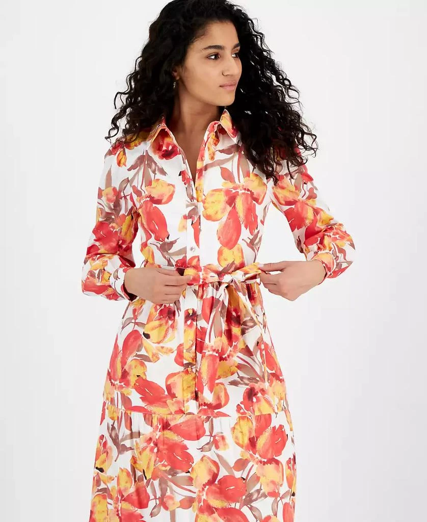 商品RACHEL Rachel Roy|Women's Pru Floral Maxi Shirt Dress,价格¥521,第4张图片详细描述