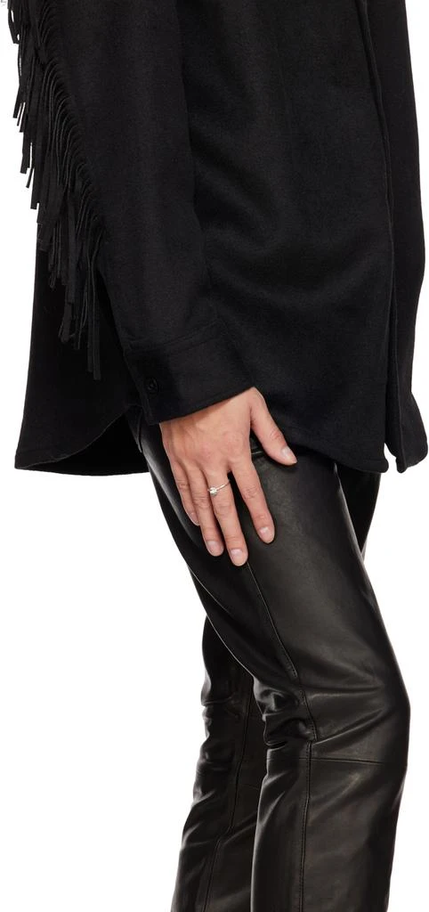 商品Stolen Girlfriends Club|SSENSE Exclusive Silver Dusted Skull Ring,价格¥383,第2张图片详细描述