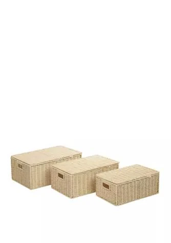 商品Honey Can Do|Can Do Paper Cord Basket Set,价格¥688,第1张图片