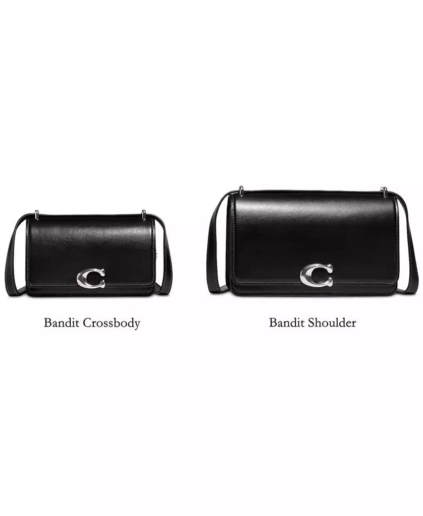 商品Coach|Luxe Refined Calf Leather Bandit Crossbody Bag,价格¥2700,第5张图片详细描述