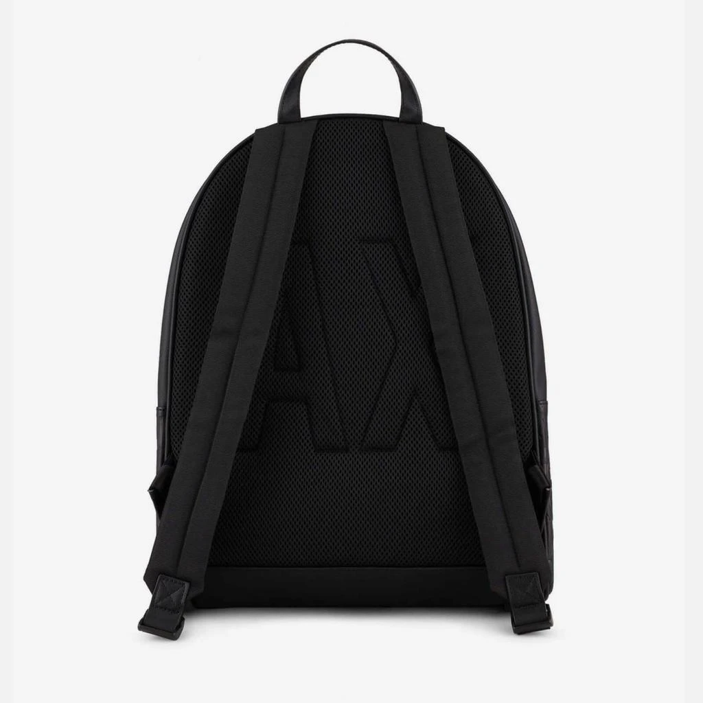 商品Armani Exchange|Armani Exchange Allover Monogrammed Faux Leather Backpack,价格¥1143,第2张图片详细描述