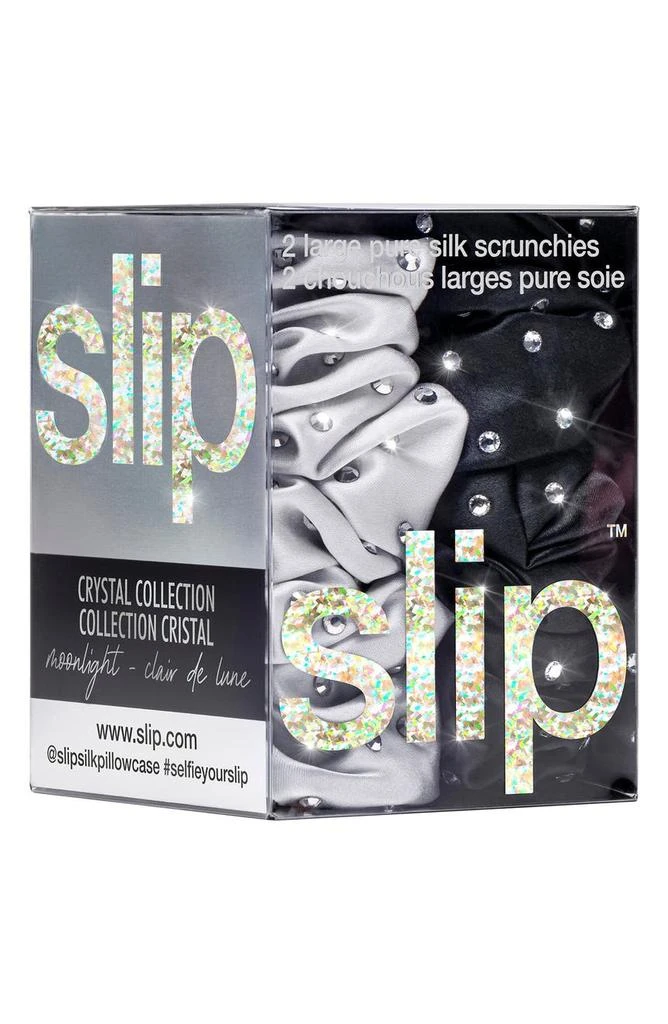 商品Slip|Moonlight Pure Silk Scrunchie Set,价格¥233,第5张图片详细描述