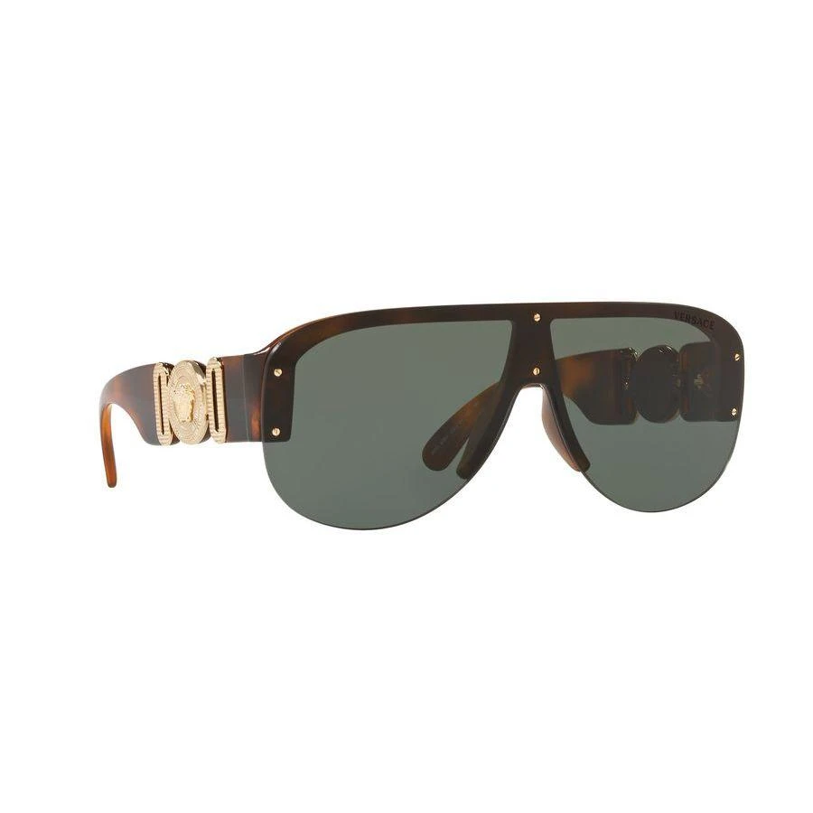 商品Versace|Dark Green Shield Men's Sunglasses VE4391 531771 48,价格¥769,第1张图片
