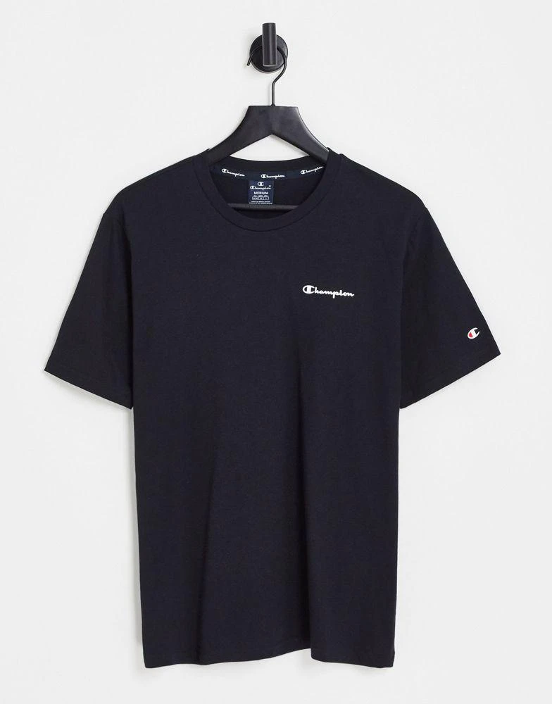 商品CHAMPION|Champion small logo t-shirt in black,价格¥201,第1张图片