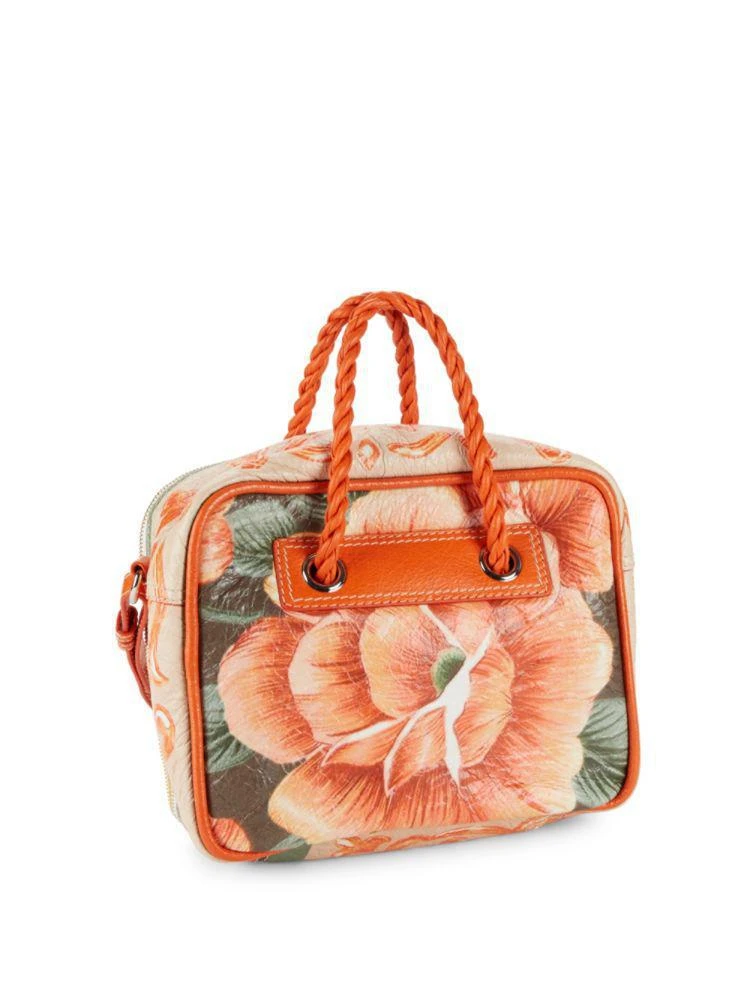 商品Balenciaga|Small Floral Leather Crossbody Bag,价格¥7839,第4张图片详细描述