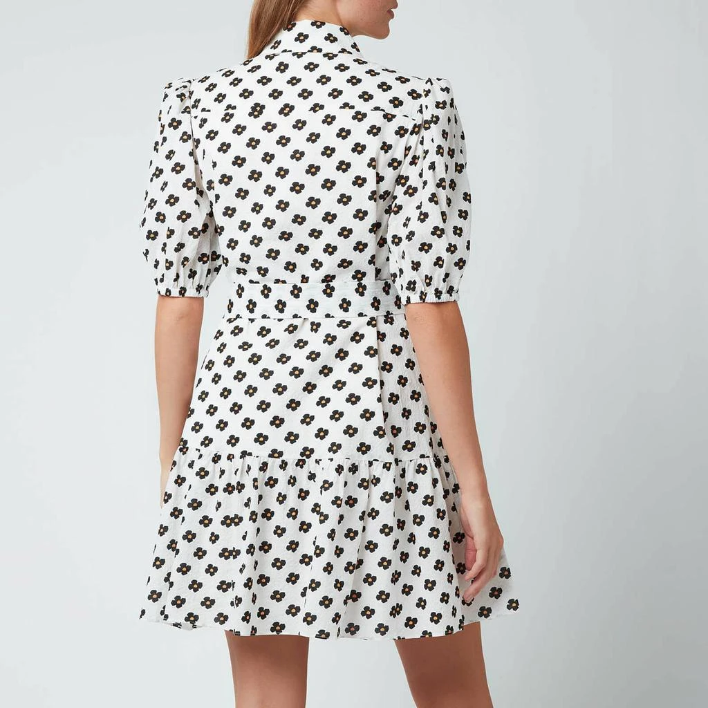 商品Kate Spade|Kate Spade New York Women's Block Floral Shirt Dress - Cream,价格¥1185,第2张图片详细描述