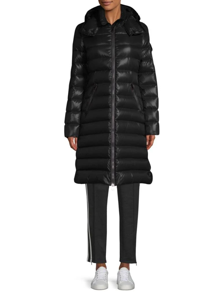 商品Moncler|Moka Lacquer Hooded Jacket,价格¥9121,第1张图片