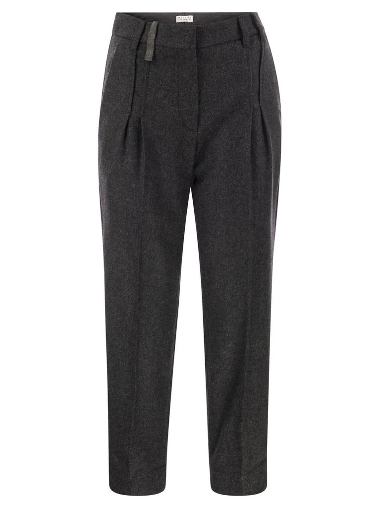 商品Brunello Cucinelli|Brunello Cucinelli Pleated Tailored Pants,价格¥6921-¥9228,第1张图片