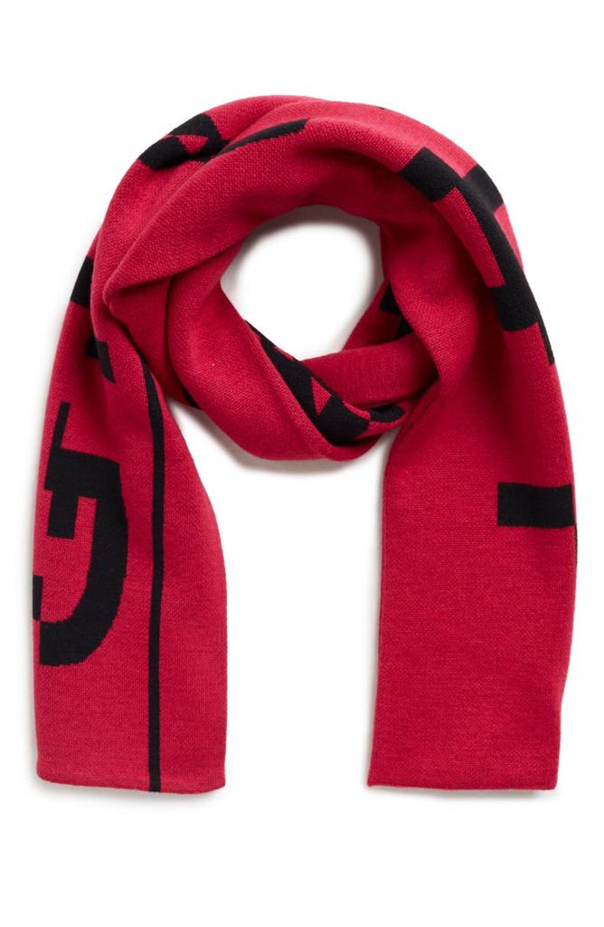 Football Logo Wool Scarf商品第1张图片规格展示