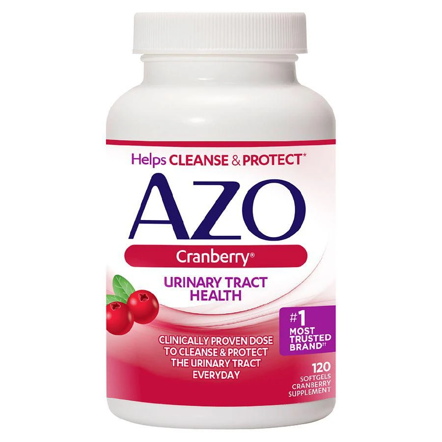 商品AZO|Cranberry Urinary Tract Health, Dietary Supplement Softgels,价格¥113,第1张图片