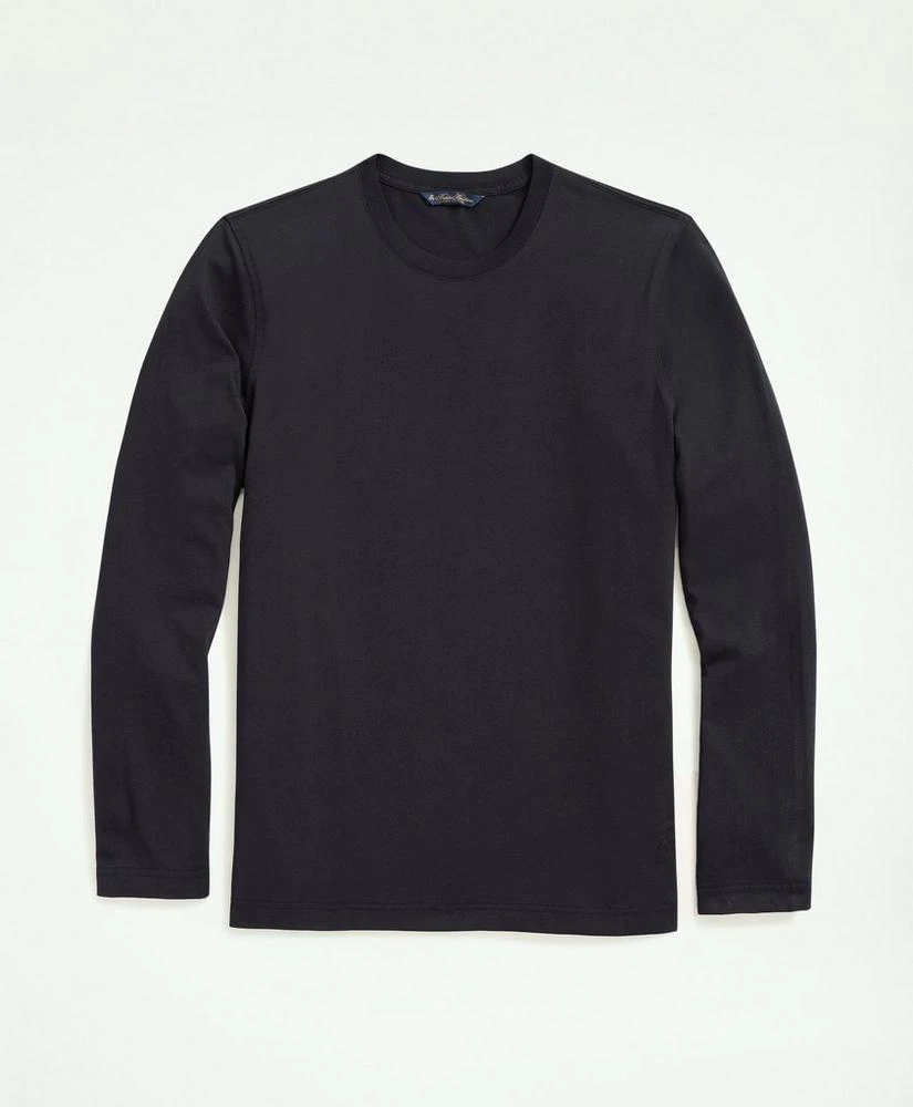 商品Brooks Brothers|Supima® Cotton Long-Sleeve Logo T-Shirt,价格¥509,第1张图片
