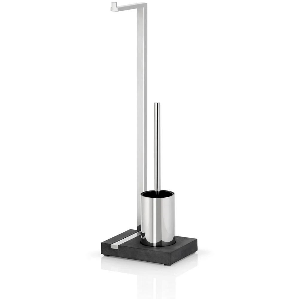 商品blomus|Toilet Butler With Short Brush Holder - Holds 1 Roll Polished,价格¥2116,第1张图片
