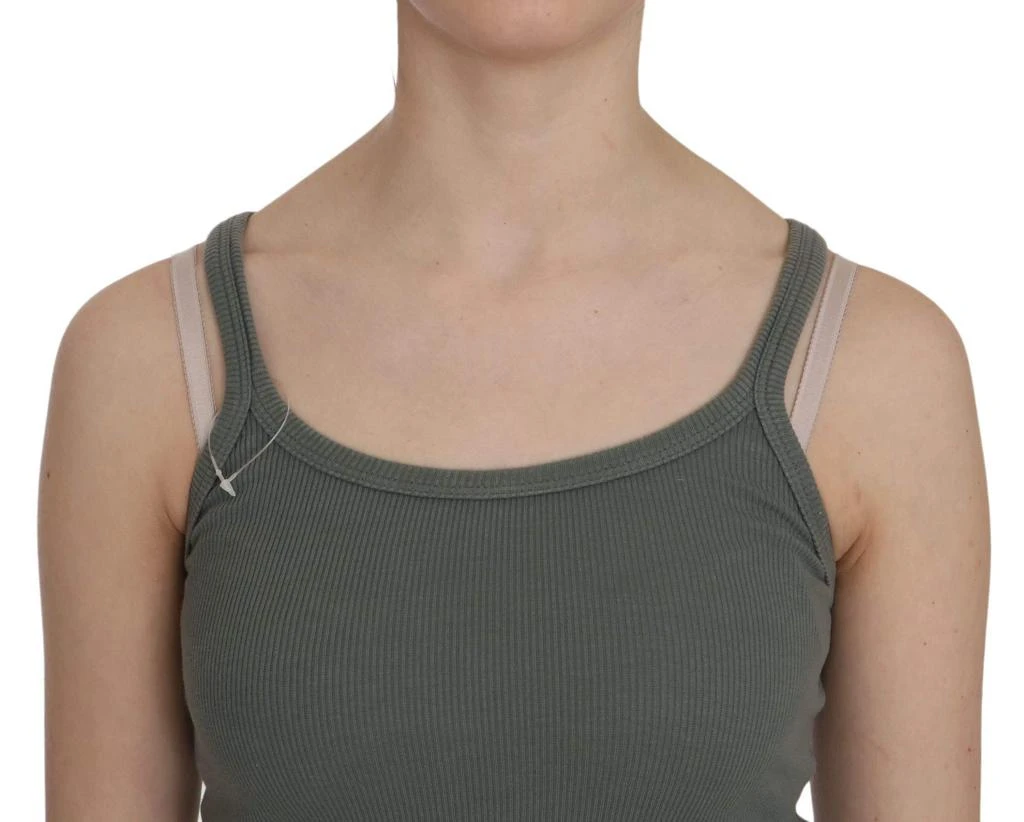 商品PINK MEMORIES|PINK MEMORIES  Spaghetti Strap Slim Fit Casual Tank Top Blouse,价格¥585,第3张图片详细描述