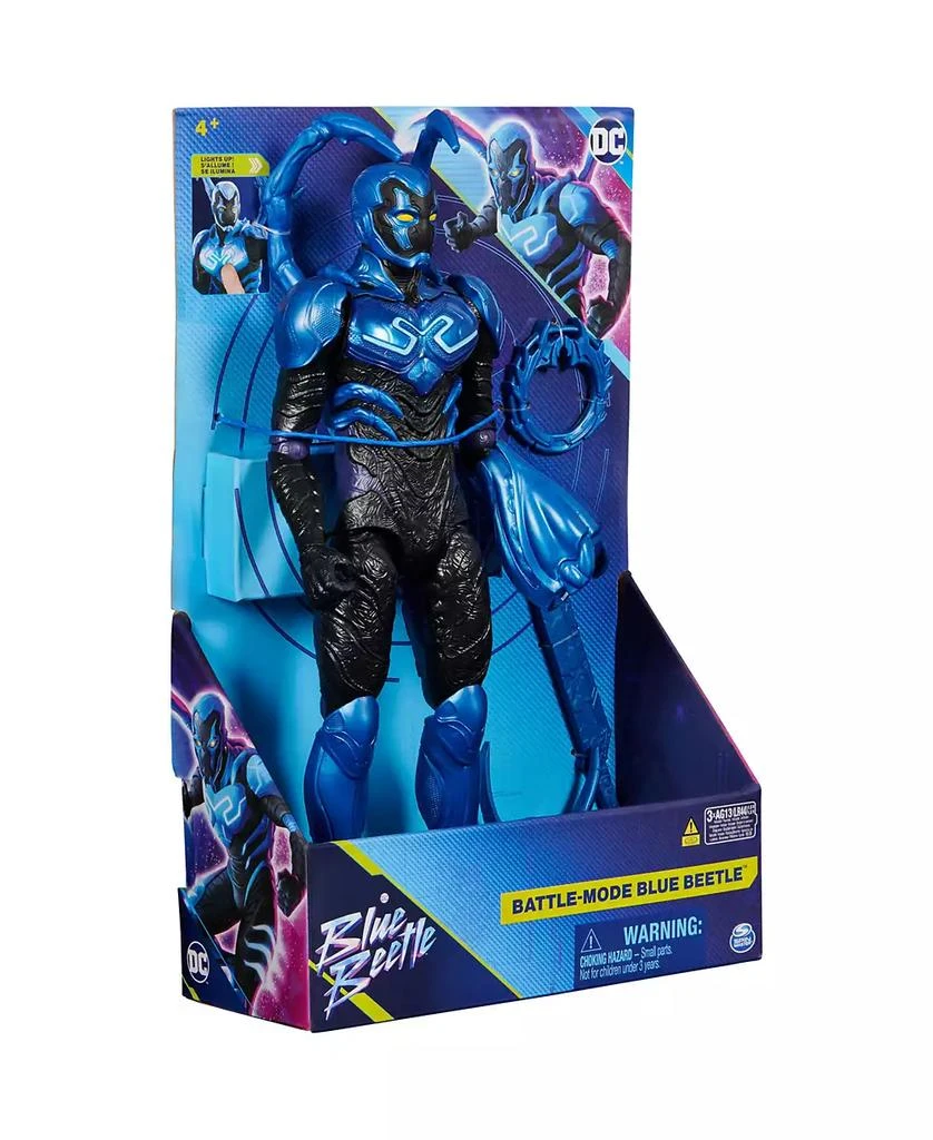 商品DC Comics|Battle-Mode Blue Beetle Action Figure, 12 in, Lights and Sounds, 3 Accessories, Poseable Movie Collectible Superhero Toy, Ages 4 Plus,价格¥75,第5张图片详细描述