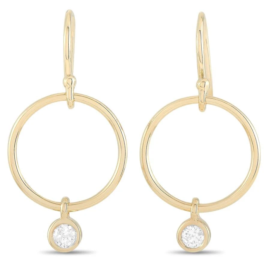 商品LB Exclusive|14K Yellow Gold 0.32 ct Diamond Earrings,价格¥4433,第1张图片