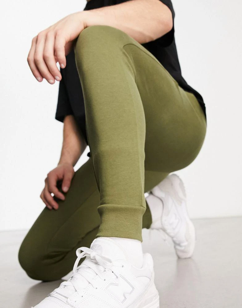 商品ASOS|ASOS DESIGN skinny joggers in green,价格¥178,第4张图片详细描述