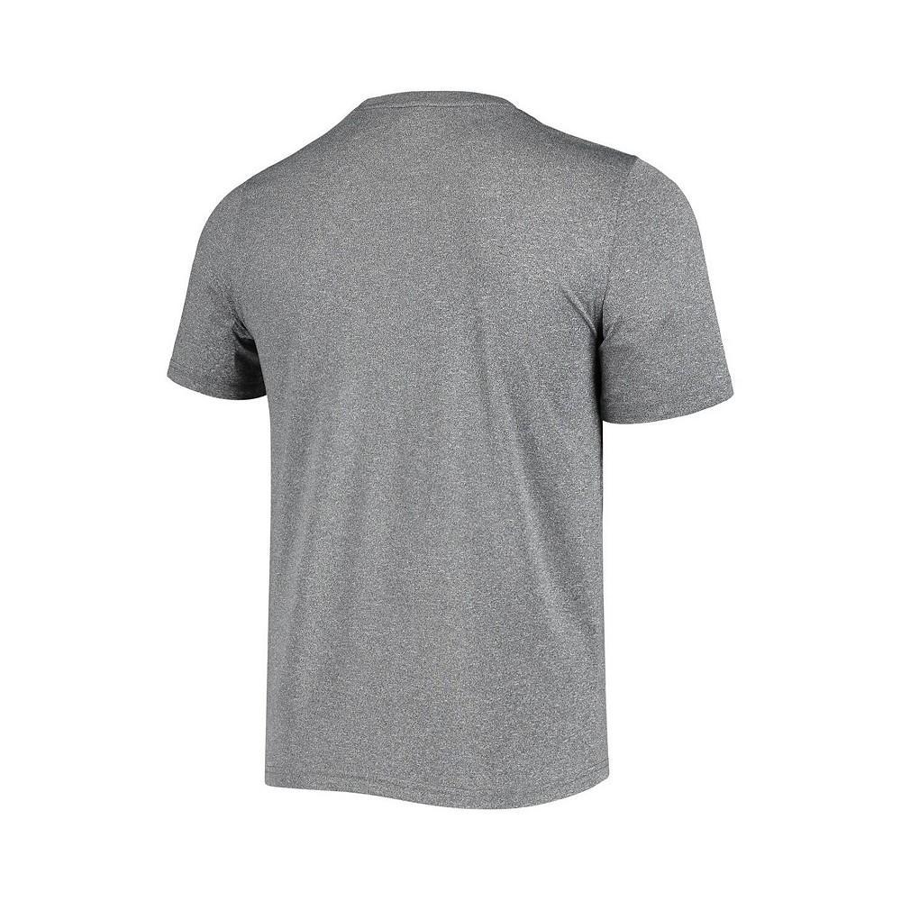 商品CHAMPION|Men's Gray Mississippi State Bulldogs Stack T-shirt,价格¥216,第5张图片详细描述