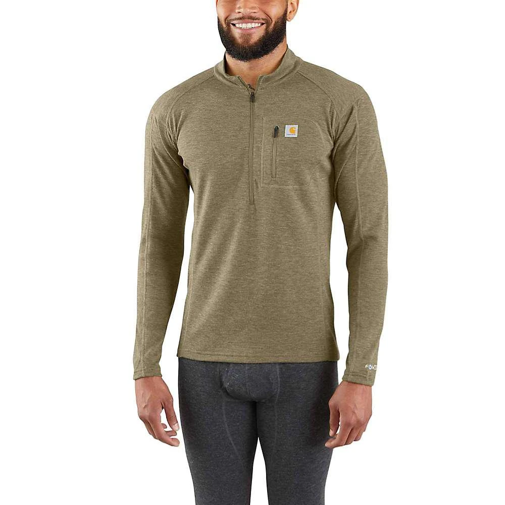 商品Carhartt|Carhartt Men's Base Force Heavyweight Poly-Wool Quarter-Zip (Tall),价格¥542,第1张图片