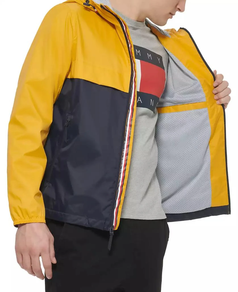 商品Tommy Hilfiger|男士 连帽防雨夹克 时尚防水保暖,价格¥380,第4张图片详细描述